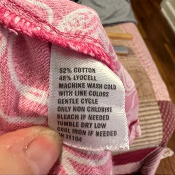 Crown & Ivy Pajama Pants PInk White Elephants - Picture 11 of 11